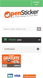 Mobile Screenshot of opensticker.com